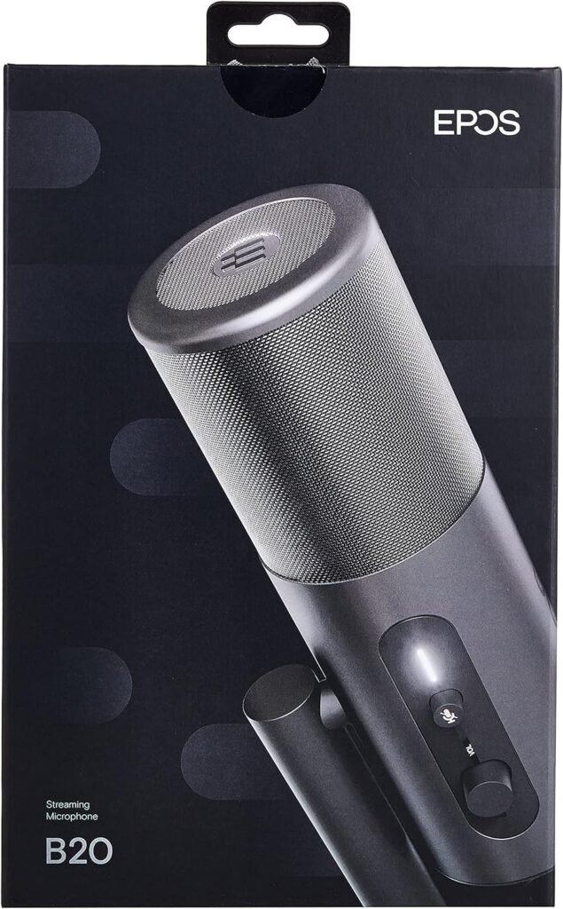 EPOS B20 Wired Electret Condenser Microphone Gray